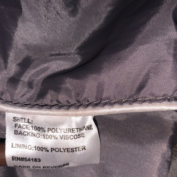 Calvin Klein faux leather jacket Men XL - Picture 3 of 8